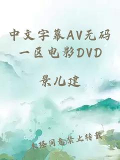 中文字幕AV无码一区电影DVD